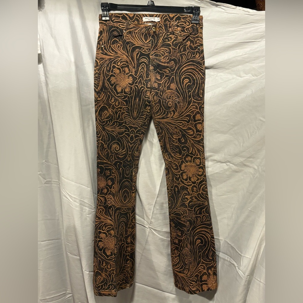 Ranch Dress’n Girls Jeans - Size 16 - Brown tooled